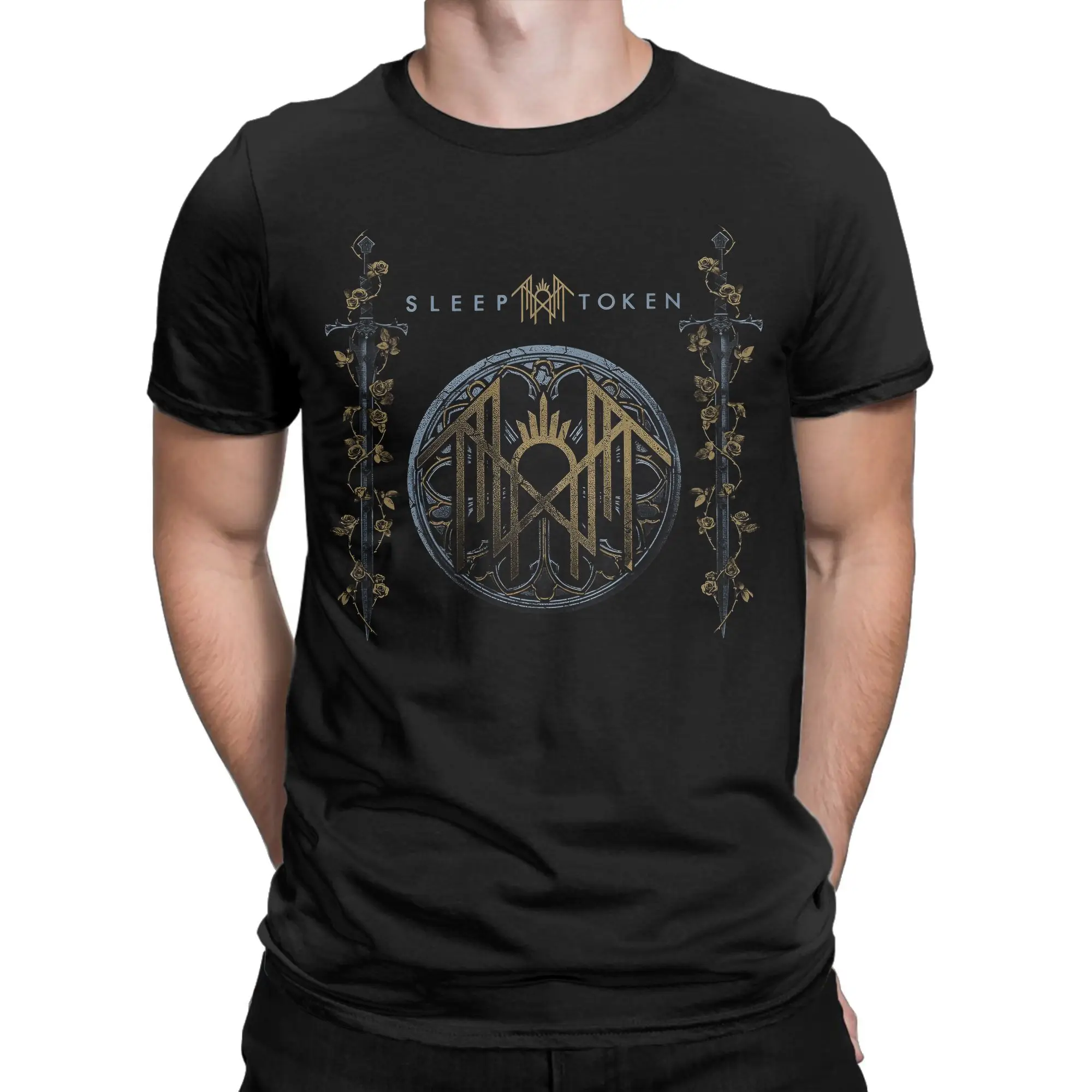 Camiseta para dormir, camisetas Hippie con fichas de verano para hombre, ropa de algodón con cuello redondo de talla grande 5XL, camiseta divertida de manga corta Y2K