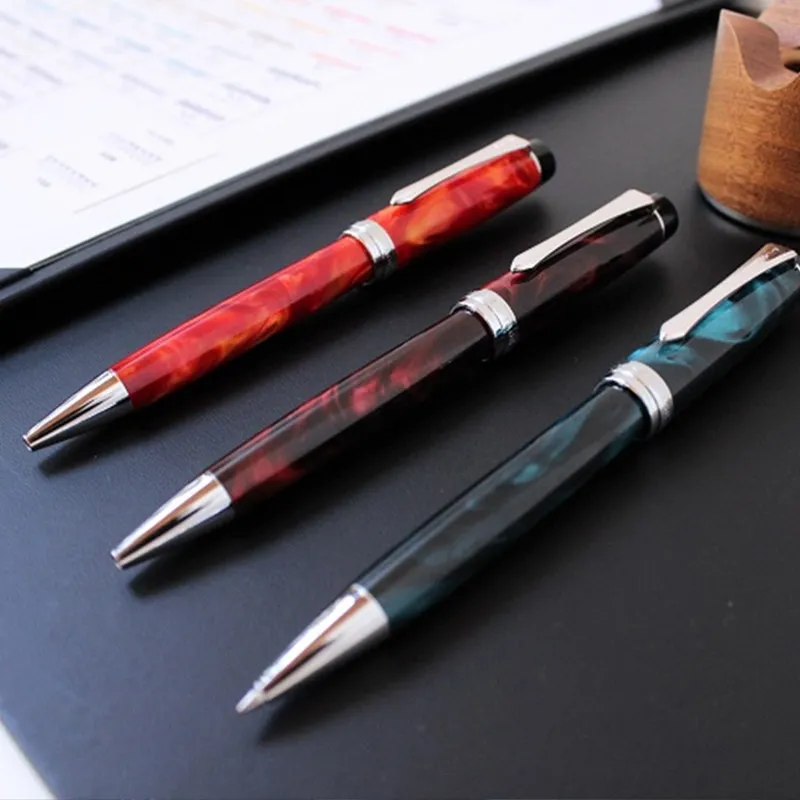 Imported From Japan, Pilot Gel Pens Custom Marble Pattern Ballpoint Pen Resin High-end Business Signature Pen Writing Stationary