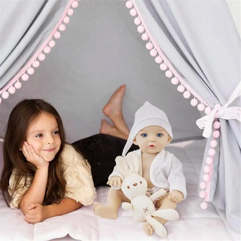 Lifelikes Soft Baby with Sleepwears and Hat Decoration for Children Over