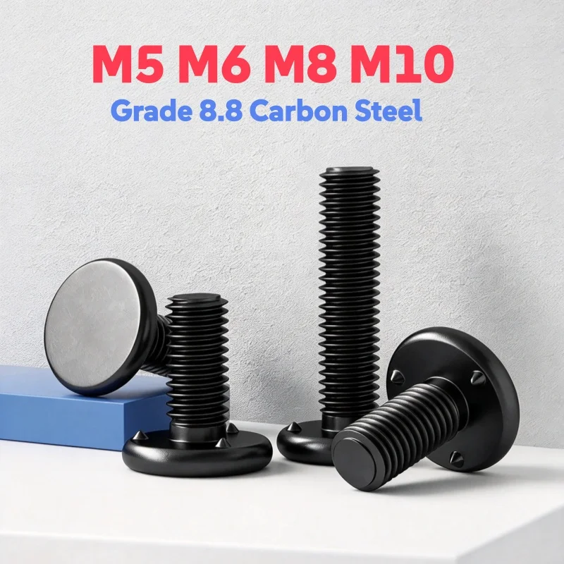 Grade 8.8 Carbon Steel M5 M6 M8 M10 3-Point Welding Screws Flat Head Stud Weld Bolts