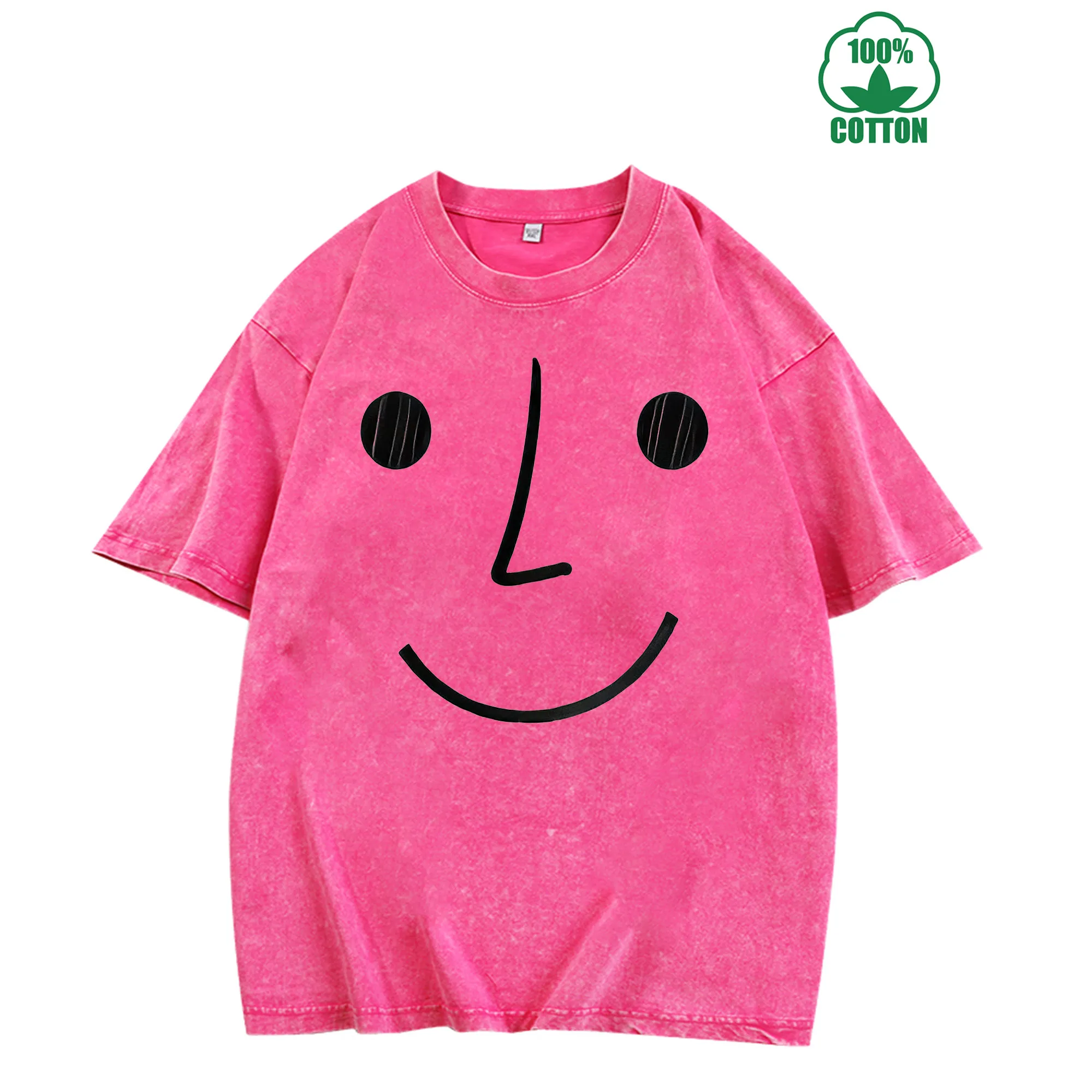 

Simple Mood Vintage Washed T-Shirt 230g 100% Cotton Comfortable Oversized Streetwear Unisex