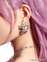2024 New Tassel Love Earrings For Women Sweet Romantic Style Y2K Jewelry Party Gift