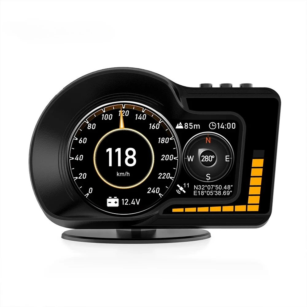 

HUD for Auto Meter F15 OBD2 GPS LCD Diagnostic Tool with Water Temp Gauge HUD Car Obd2 Gauge
