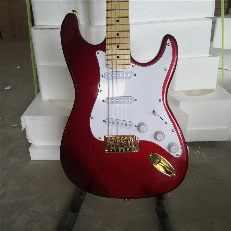 

Classic Production Flash Metal Paint 6 String Electric Guitar, Can Be Customized Color