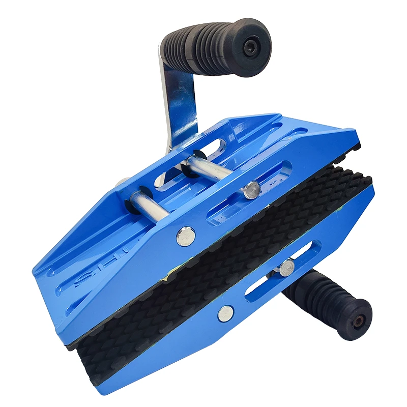 Double Handed Stone Carrying Clamps with Rubber-lined Porterage Tools for Transporting of Glass Slabs/Metal Sheet/Granite