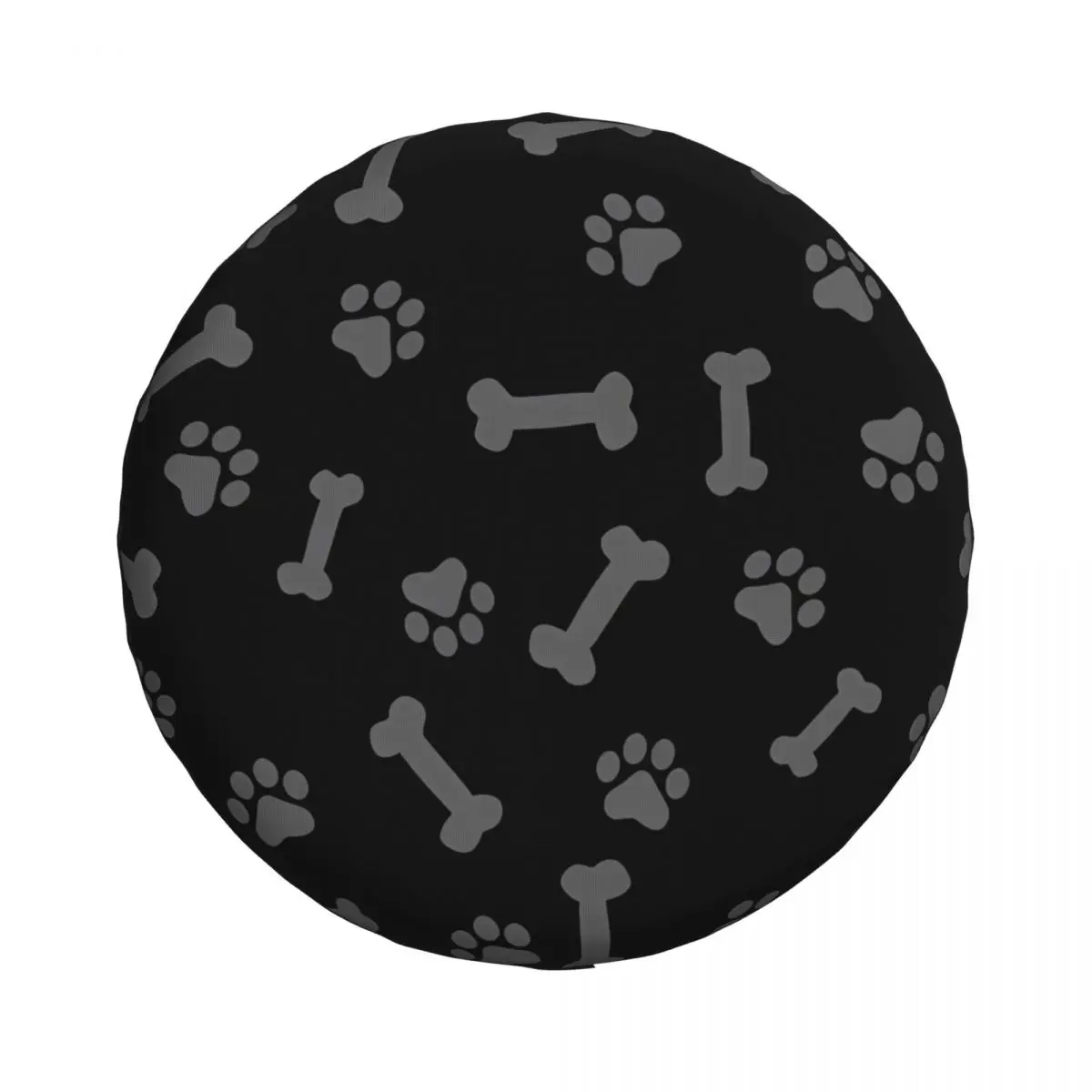 Dog Paw Dog Bones Footprints Spare Tire Cover for Jeep Pajero SUV RV Car Wheel Protectors Accessories 14