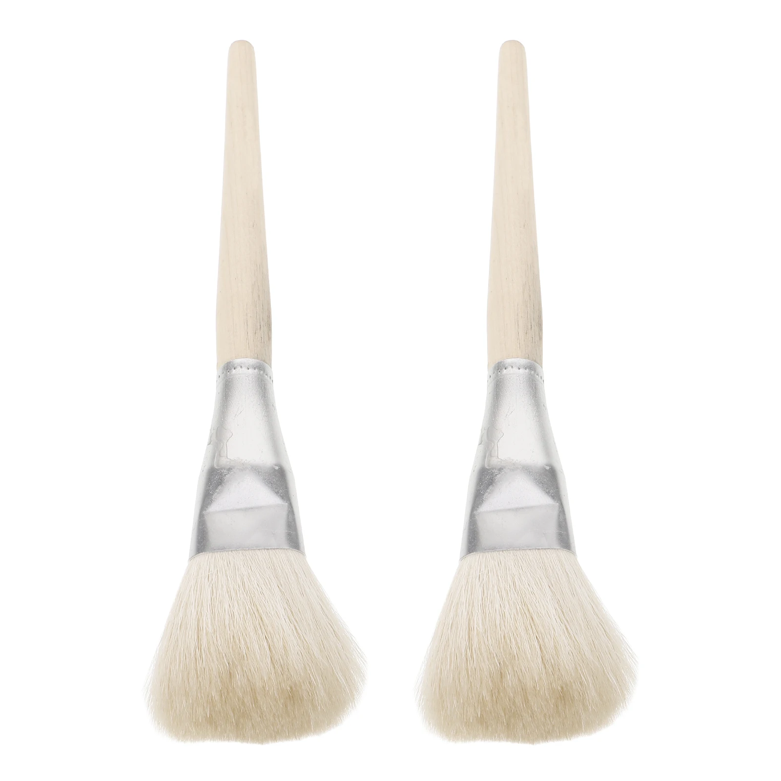 

2pcs Stippling Gilding Wool Painting Brush For Art Wall Glue Round Detail Craft Tool Miniature Ink Soft Bristle Brush