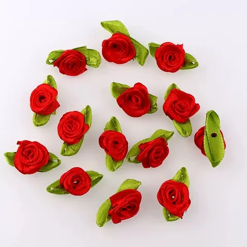 Атласные цветы ABEI, 100 шт.