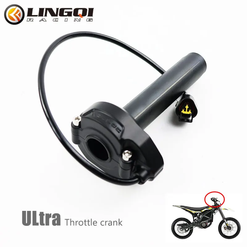 LINGQI Pit Dirt Bike SURRON Ultra Bee Origin Throttle Turn Grip Handlebar Accelerator for Motorcycle SUR RON SUR-RON Replacement