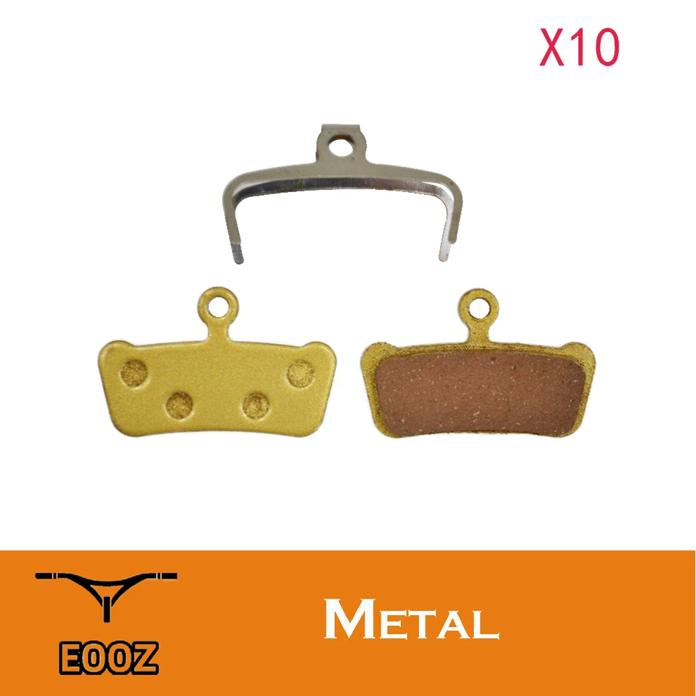 10 Pairs METAL Metallic bicycle DISC BRAKE PADS FOR SRAM Guide RSC/RS/R Avid XO E7 E9 Trail 4 Pistions Hydraulic