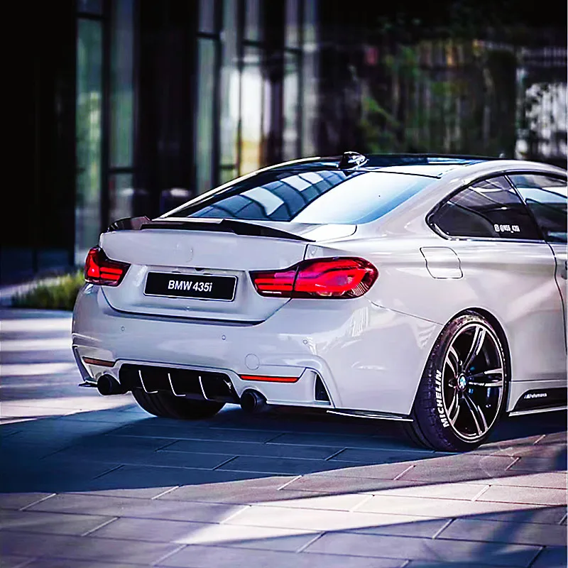 For BMW 4 Series F36 2013-2020 M4 MP PSM Style Carbon Rear Trunk Lid Car Spoiler Wings Exterior Tuning Accessories
