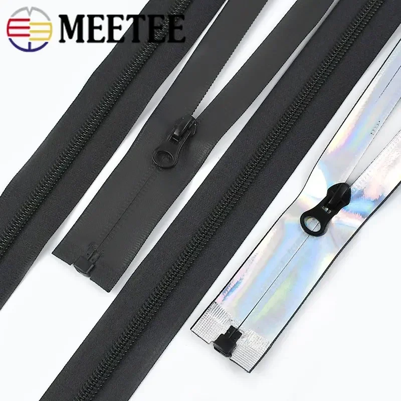 1Pc 5# Waterproof Nylon Zipper 40-100cm Open-End Invisible Zips Repair Kits Bags Jacket Coat Garment Sewing Supplies Accessories