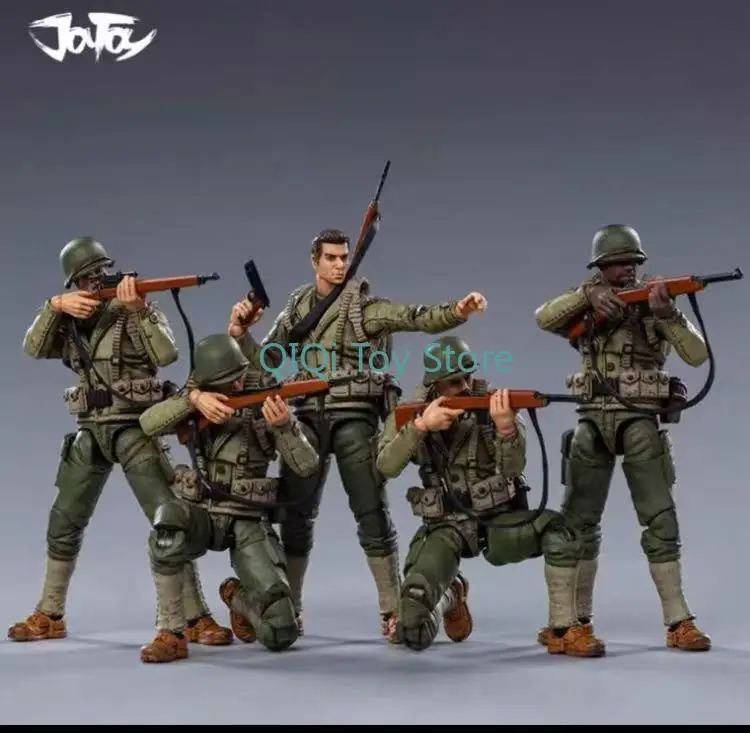 

In Stock Joytoy Dark Source 1/18 World War II American Rangers Five