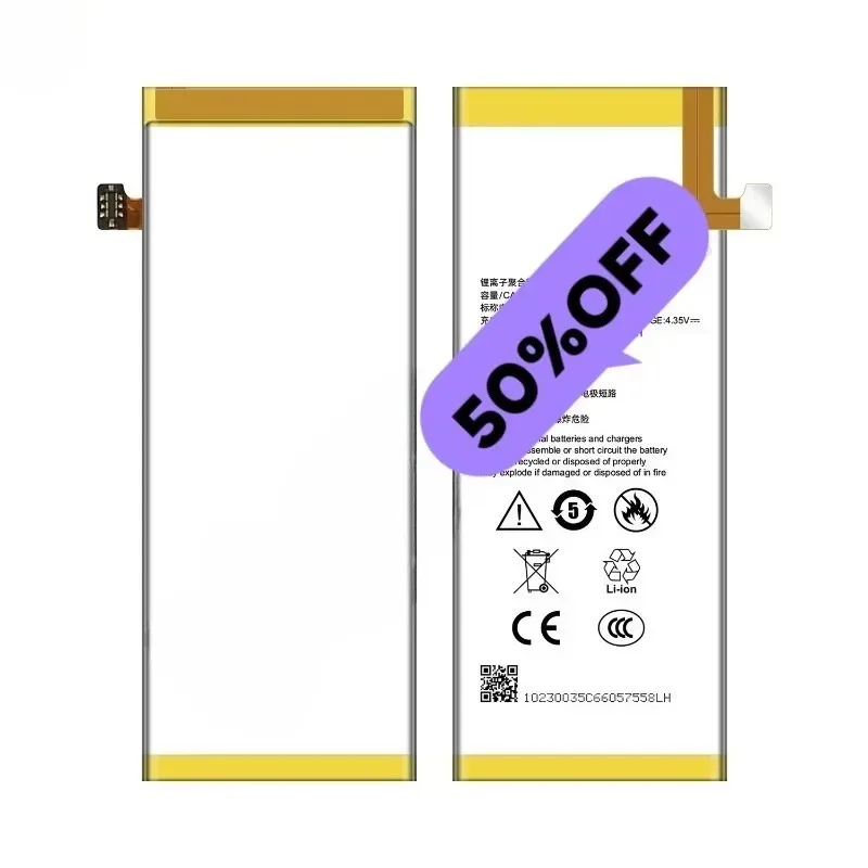 Li3824T43P6hA54236-H  for ZTE Blade S6 5.0/G717C/G718C/2400  Phone Battery High Quality Replacement Bateria Grade A Cell