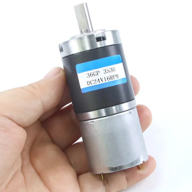 36mm DC Planetary Gear Motor 12v 24v Shaft Diameter 6mm/8mm 36GP-3530 Adjustable Speed Can CW CCW Electric Motor