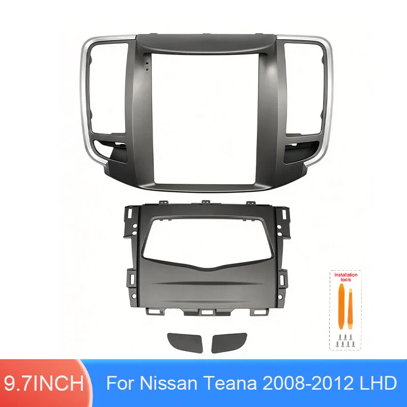 For Nissan Teana 2008-2012 LHD 9.7 Inch Touch Screen Dash Trim Panel Radio Frame Adapter Kit