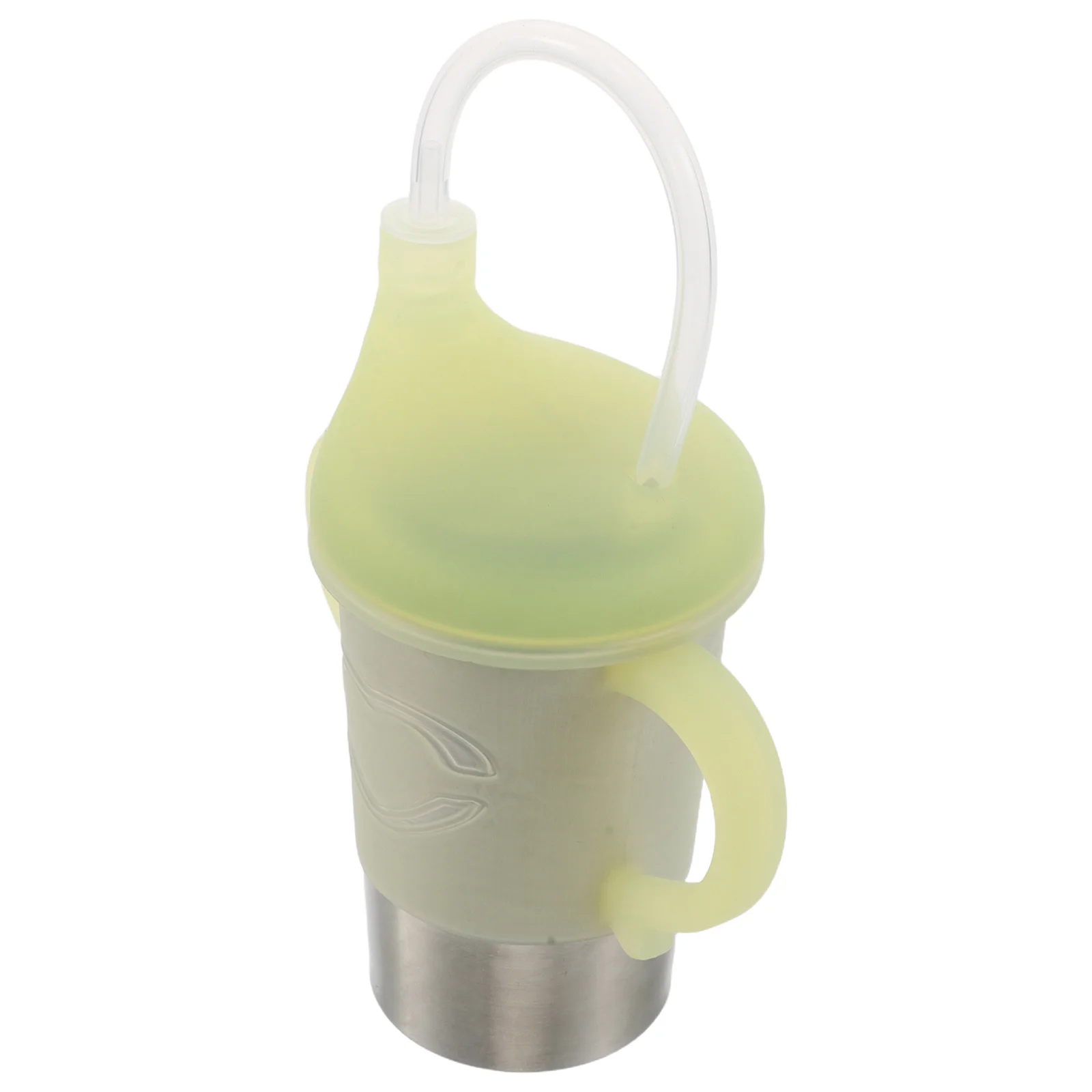 

Nursing Sippy Cup For Elderly Spill Proof With 2 Handles Straw Lid Bedside Drinking Cup Hospital Patients Disabled Pregnant