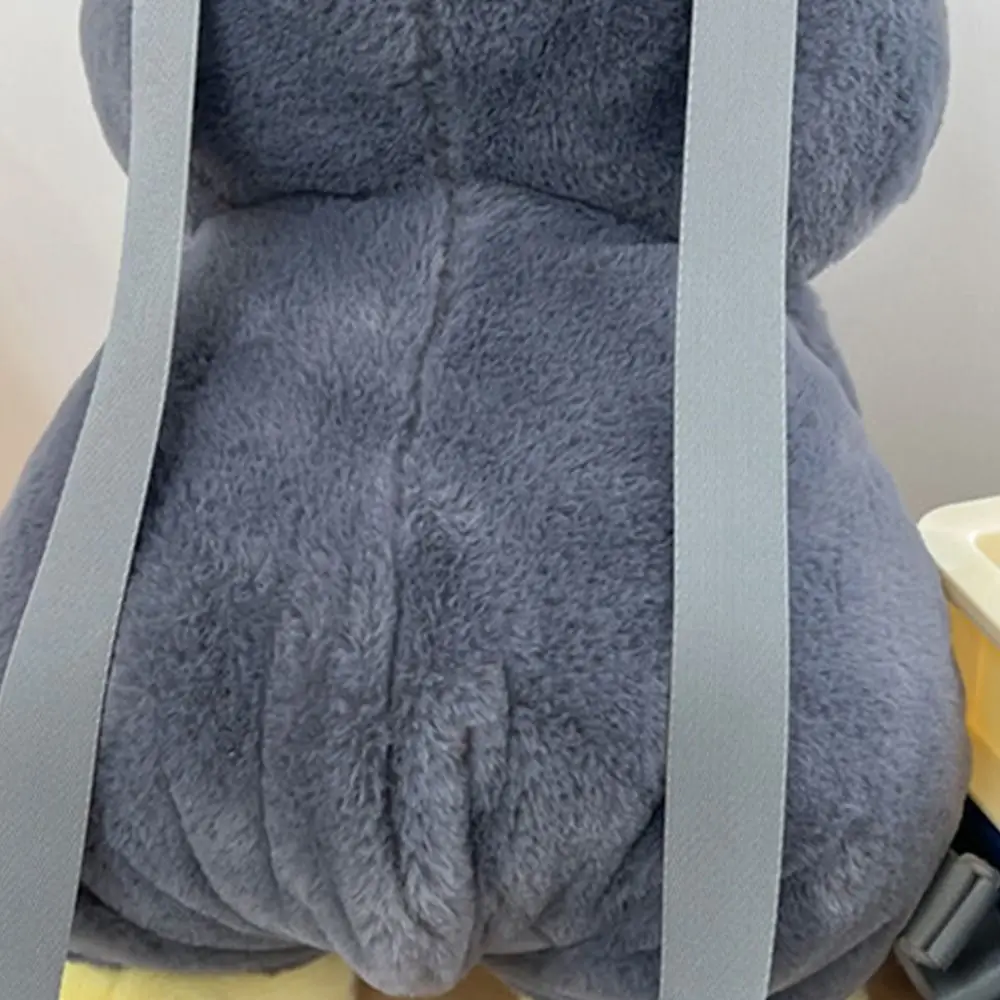 Simple Plush Toy Penguin Backpack Plush Large Capacity Children School Bag Doll JK Lolita Animal Shoulder Bag Girls