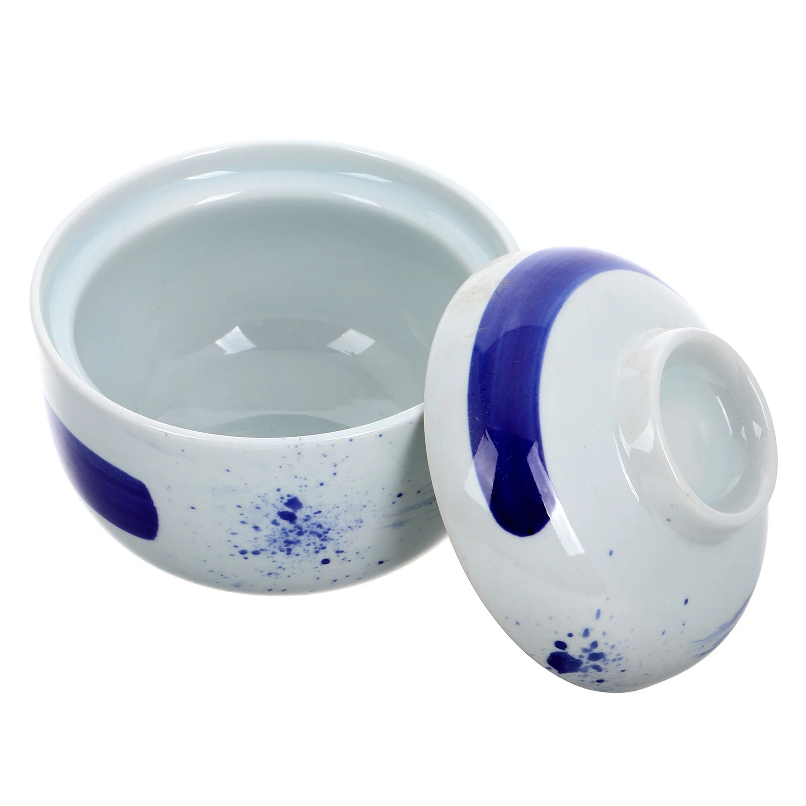 

Ceramic Soup Bowl with Lid Japanese Design Microwavable Ramen Noodle Dish for Steaming Baking Serving Cereal Porcelain