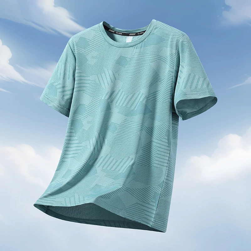 Extra Plus Size 12xl Men T Shirts Quick Dry Spandex Tee T-Shirt Round Neck Short Sleeve Oversize Tops Big 180kg Men Clothing