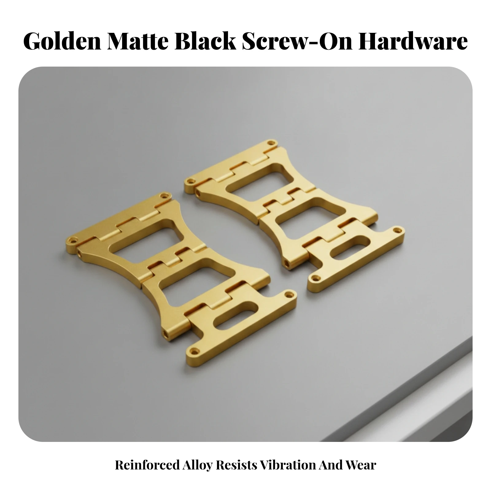 2 Pieces Saddlebag Mounting Bracket Multi-Stage Hinge Brackets Hinge Brackets with Mounting Holes Metal Hardware Easy to Install