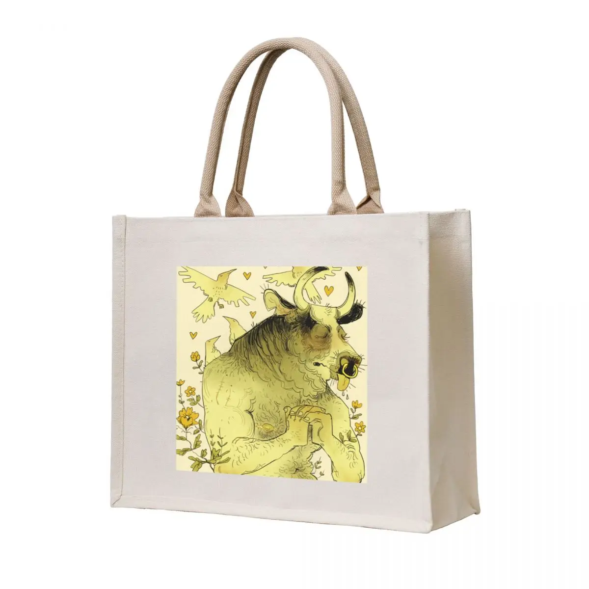 

Praying Minotaur Tote Bag Woman shopper bag canvas tote bag Shopper handbag