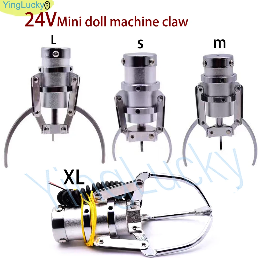 Mini pazur 24 V z cewką do dźwigu zestaw do samodzielnego montażu chwytający zabawki automat automat z pazurami