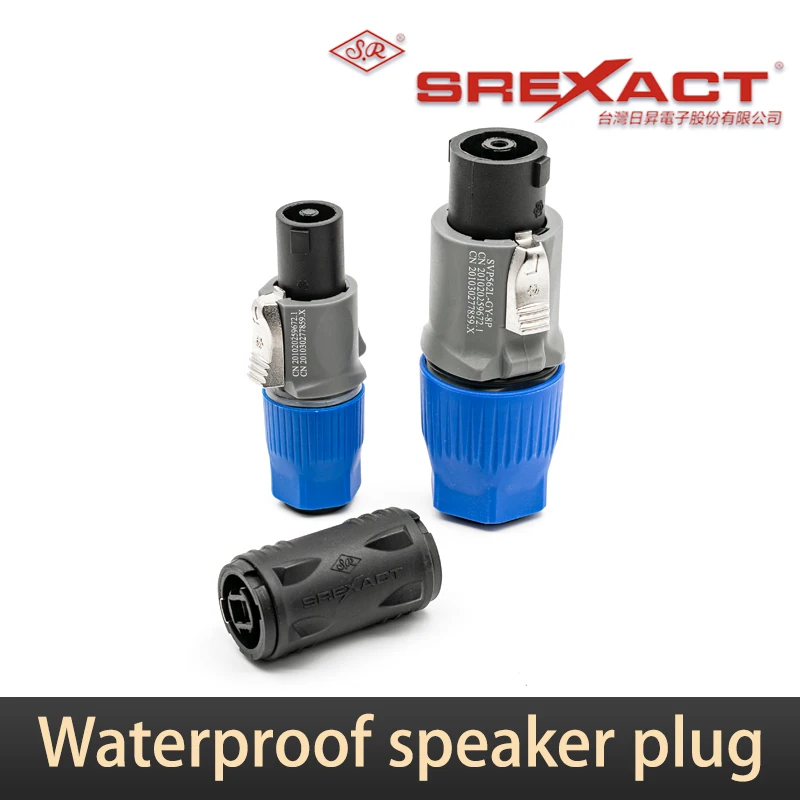 SREXACT 4 Pin Speaker Plug 8 Pin Speaker Wire Plug Loudspeaker Cable Connector   Speaker wire plug