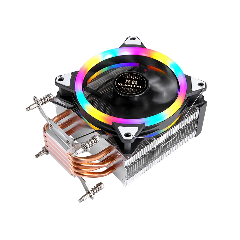 XUANFENG-ventilador eficiente de 120mm, tubo de calor 4/6, Enfriador de CPU refrigerado por aire x99 i5 i7 i9, instalación de procesador LGA2011 2066 115x1200 1851 1700