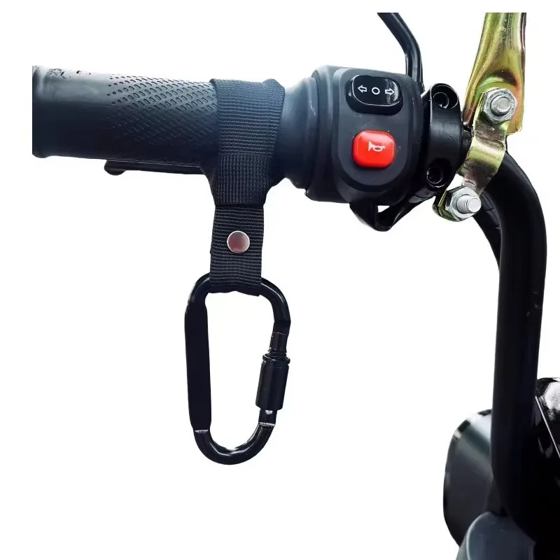 Motorcycle Electric Scooter Hook Front Hook Aluminum Alloy Handlebar Hook High-quality Bicycle Handlebar Hook Clip Without Drill