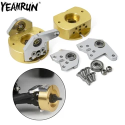 YEAHRUN 2Pcs Heavy Duty Brass Counterweight Front Axle Steering Knuckles For 1/10 Axial Wraith 90018 RC Crawler Car