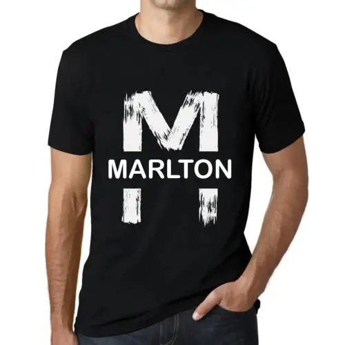 Herren Grafik T-Shirt Marlton Öko-Verantwortlich Vintage Jahrgang Kurzarm