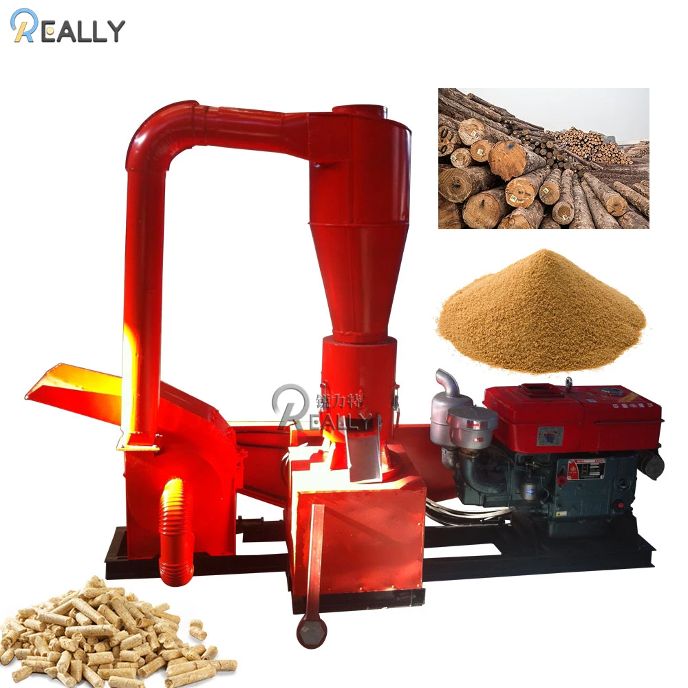 KN-D30HP Дизельный многофункциональный пульверизатор-гранулятор Полный биомассы, древесная солома, тирса, гранулятор, линия