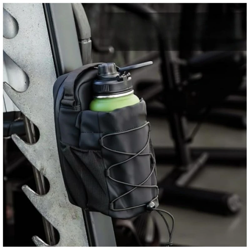 Drawstring Kettle Bag Gym Sports Magnetic Kettle Bag Multifunctional Outdoor Crossbody Mobile Phone Bag Water Bottle