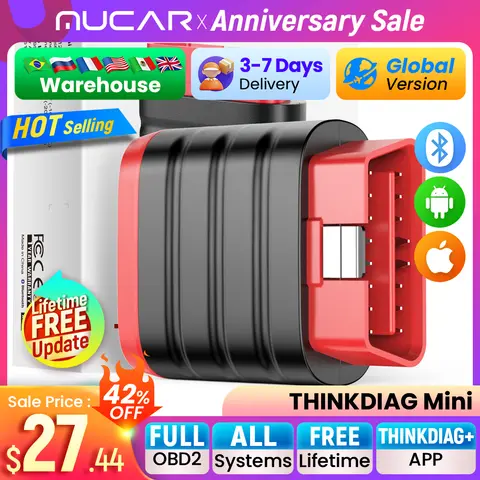 THINKCAR THINKDIAG MINI 미니 OBD2 스캐너, 자동차 진단 도구, 코드 리더, 자동차 전체 시스템 진단, 자동 OBD 2 스캔 도구