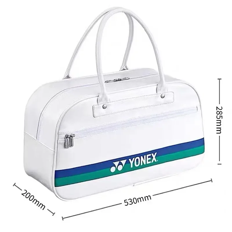 Yonex 75. Jubiläum Pu Leder hochwertige Badminton Schläger tasche Sport Einkaufstasche für Frauen Herren kann 3 Schläger halten