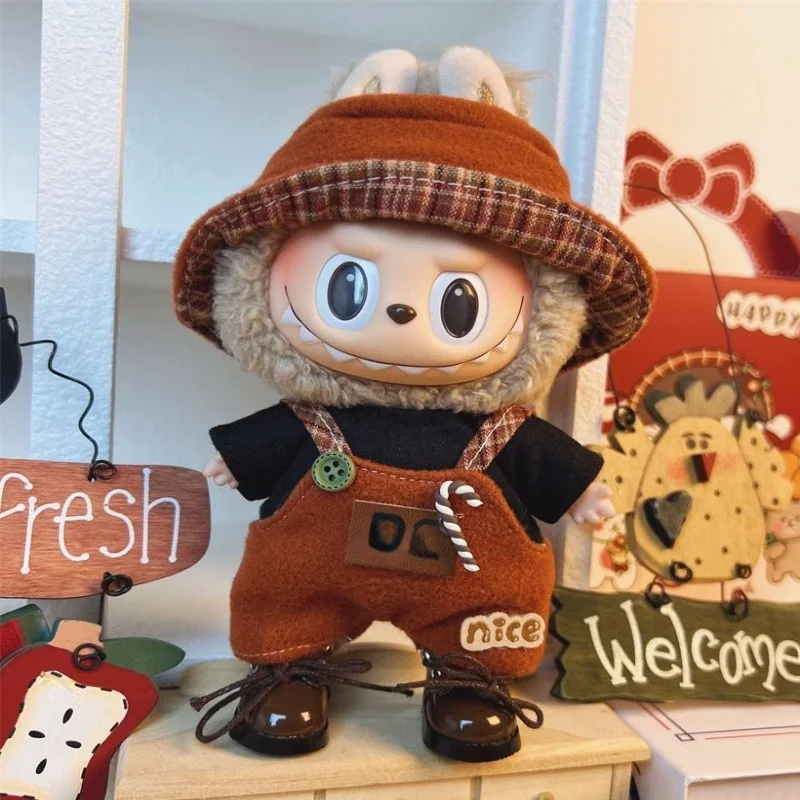 Vêtements tendance Labubu de 17cm, accessoires de tenue, vêtements de poupée idole (sans poupée)