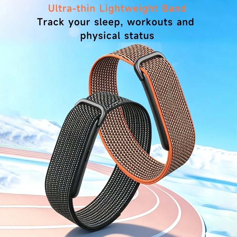 Intelligentes Bildschirmloses Armband zur Fitness-, Herzfrequenz-, Blutdruck- und Blutsauerstoffmessung, Sport-Fitness-Tracker für Männer und Frauen