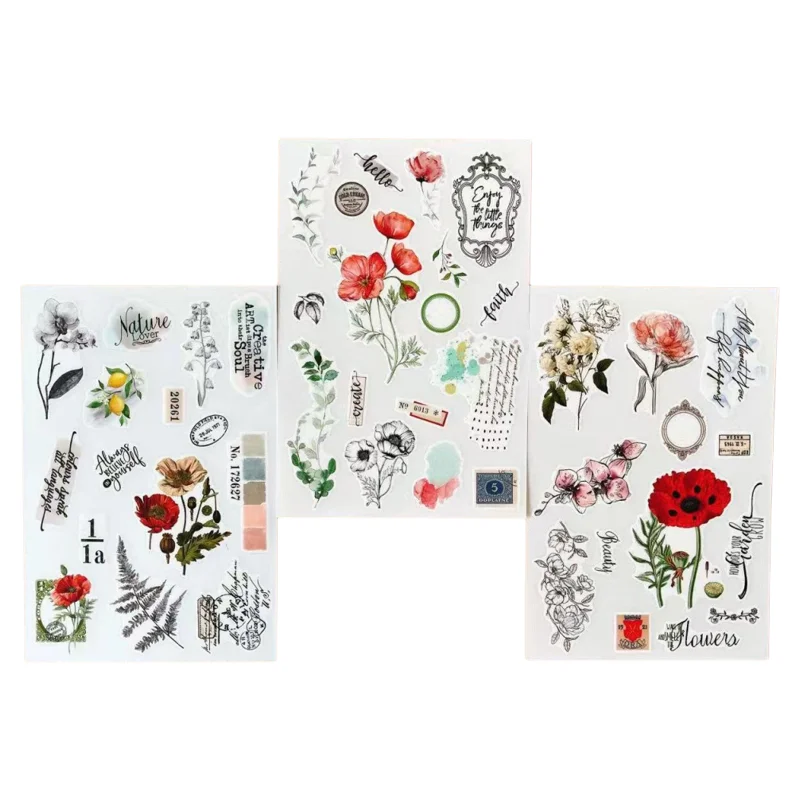 Vintage Aesthetic Scrapbooking Rub on Sticker