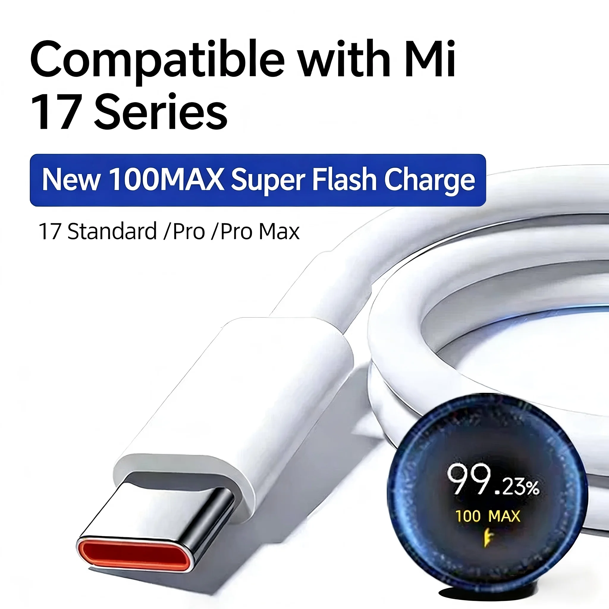 120W USB Turbo-Schnellladekabel für Xiaomi Mi 17 15 14 13 12 11 6A 67W Typ-C-Kabel Redmi Note 10 9 8 7 Pro K70 Poco