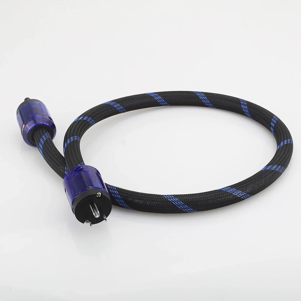 P101 Медный шнур питания США с гнездом IEC Рисунок 8, аудиофильский