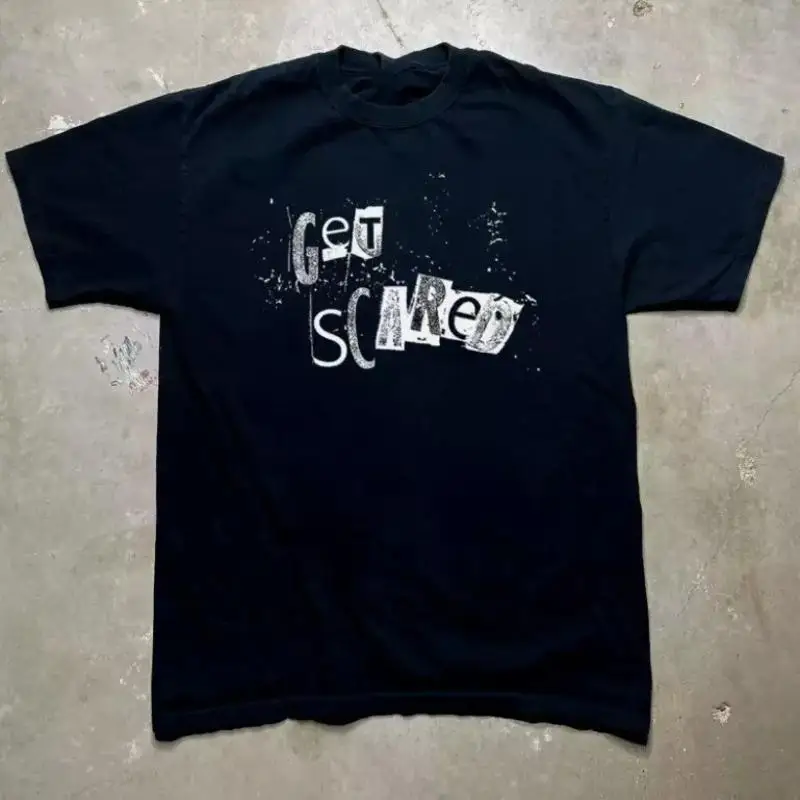 Get Scared Rock Music Band 100 Cotton Adult T Shirt All Size