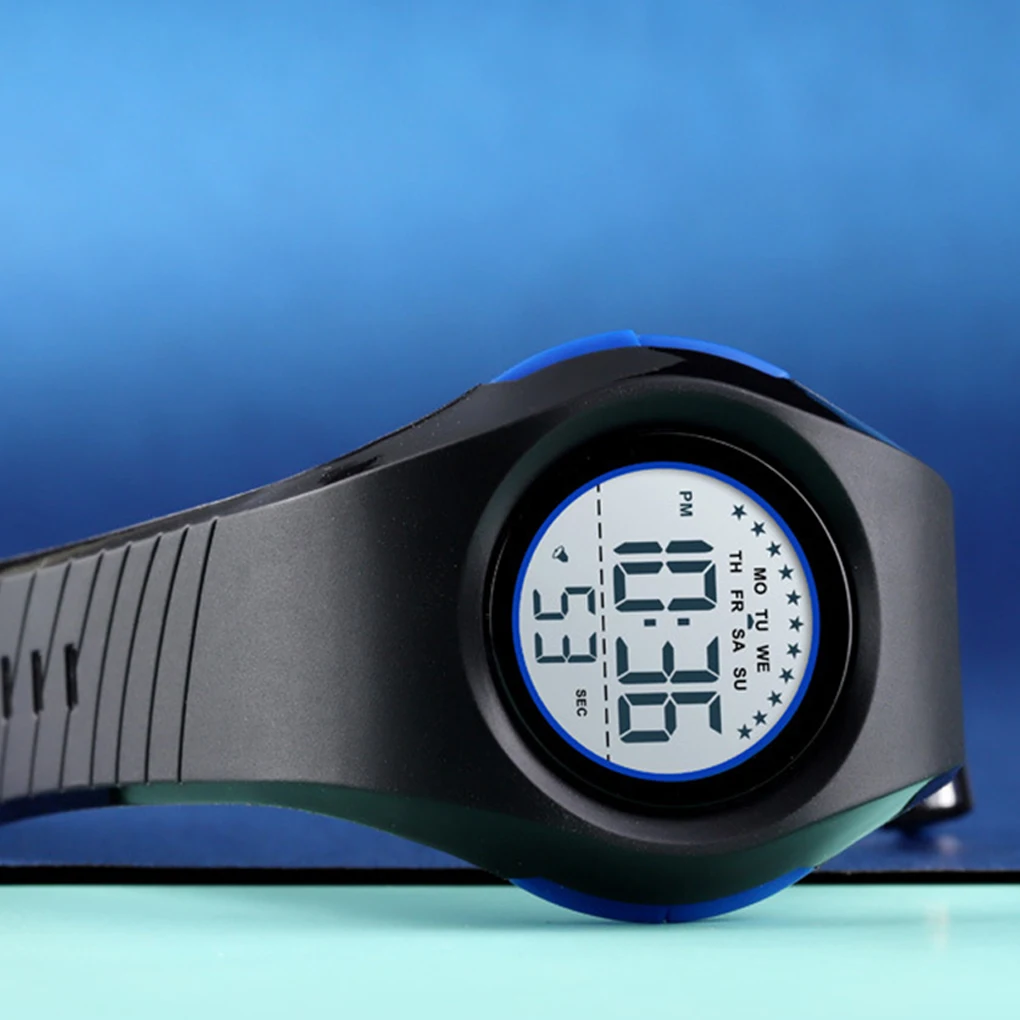 Luminous Dial Child Watch Visibility For Timekeeping Day Or Night Timed Alarm Function Digital Watch