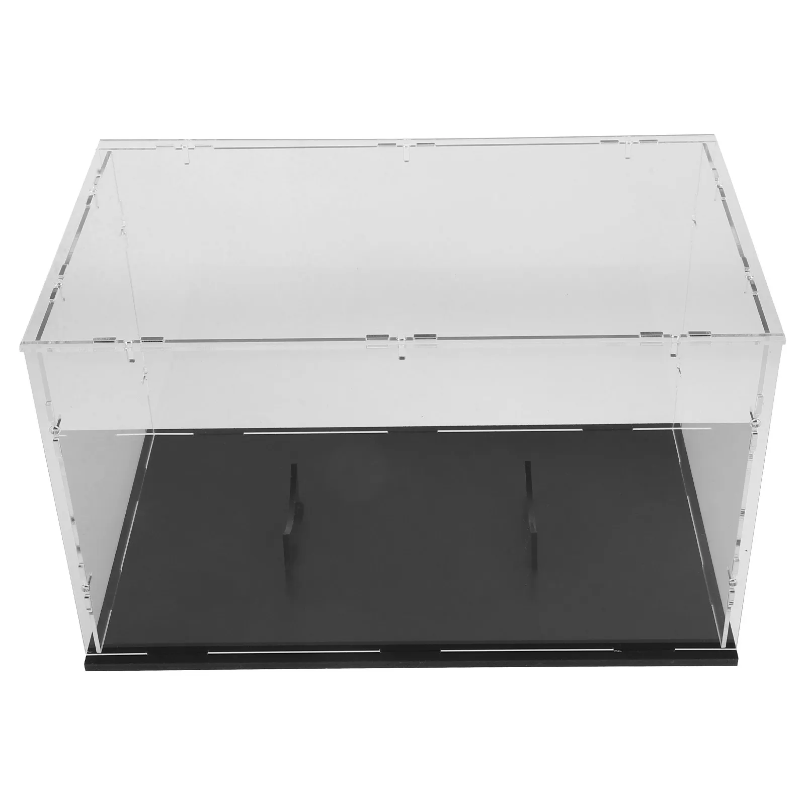 Rugby Ball Display Case Clear Acrylic Desktop Storage Box Protective Holder for Sports Collectibles Home Decor