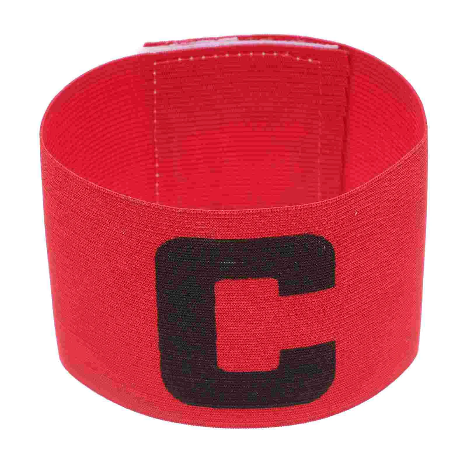 6 Pcs Armbands Football Leaders Wear resistant Nylon Soccer Sports C Word Mark Bands Reusable Portable lasting Bright