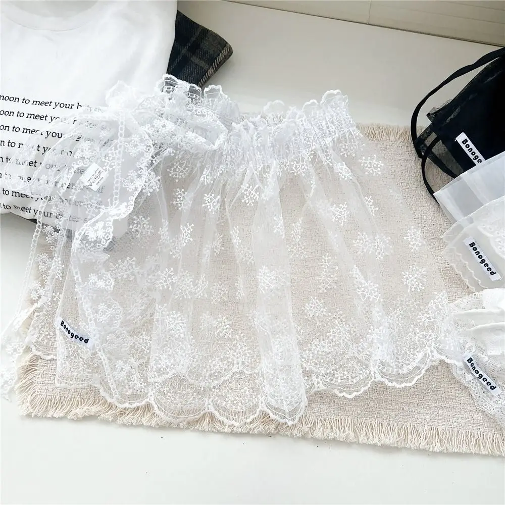 

Fashion Balletcore White Lace Fart Curtain Ballet Style Lace Up Ruffle Short Skirts Y2k Korean Style Butt Curtain Girl