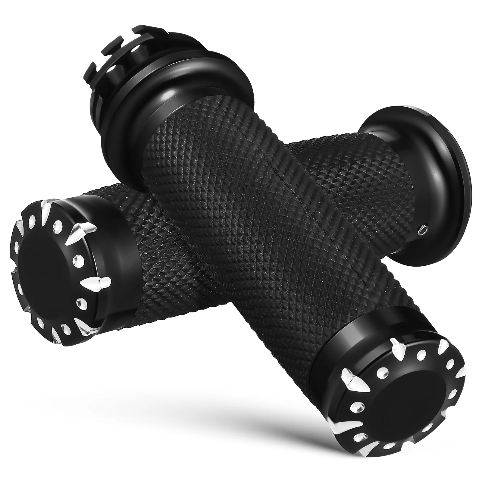 

2 Pcs Throttle Grip Motorcycle Handlebar Grips Comfortable Anti Slip Wear Resistant Stylish Design Dirt Bike Accessories