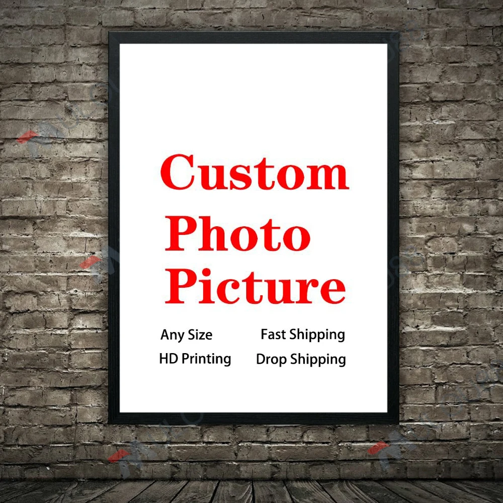 

Custom Your Photo Family Posters Movie Wall Pictures For Living Room Nordic Poster Wall Art Canvas Painting Home Decor Unframed