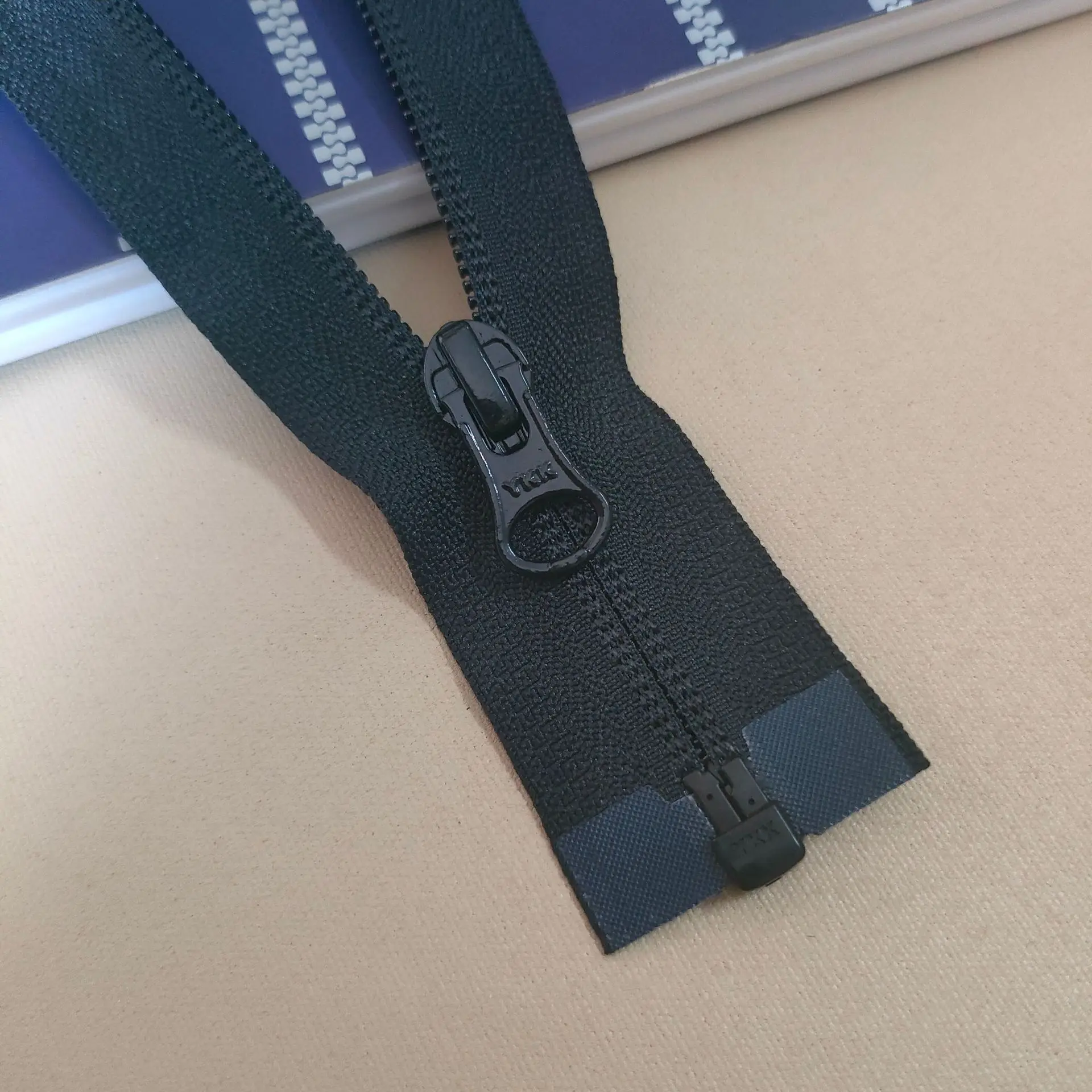 

YKK Genuine No. 5 Nylon Reverse Loading Tail Zipper, Down Jacket Cotton Jacket Zipper50CM-78CM