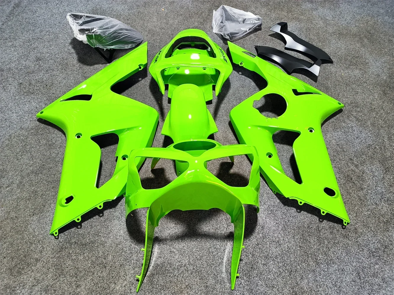 

Motorcycle Injection mold Fairings Kit fit for Ninja ZX-6R 2003 2004 ZX6R zx 6r 636 03 04 bodywork full fairing kits set green